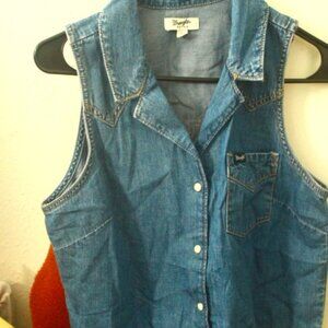 Wrangler Retro denim vest/top
